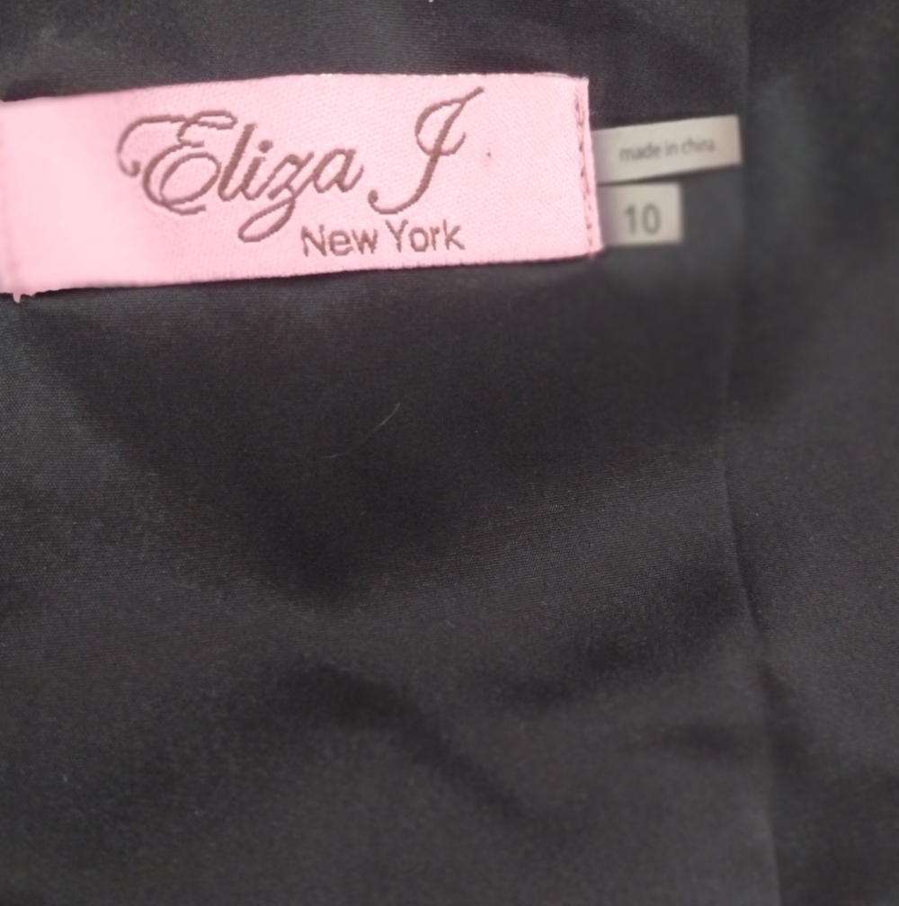Eliza J New York women's size 10 Black Dress - Picture 6 of 7